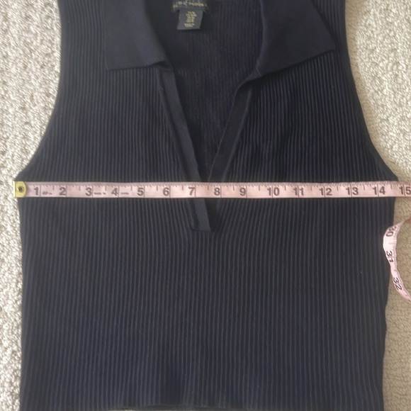 House of Harlow 1960 Black Sleeveless Top - Picture 7 of 9